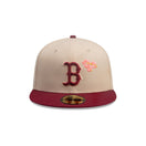 59FIFTY City Elements プエルトリコ ボストン・レッドソックス ベージュ マルーンバイザー - 14751980 - 700 | NEW ERA ニューエラ公式オンラインストア