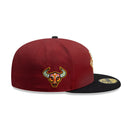 59FIFTY City Elements ペルー サンディエゴ・パドレス マルーン ブラックバイザー - 14751981 - 700 | NEW ERA ニューエラ公式オンラインストア