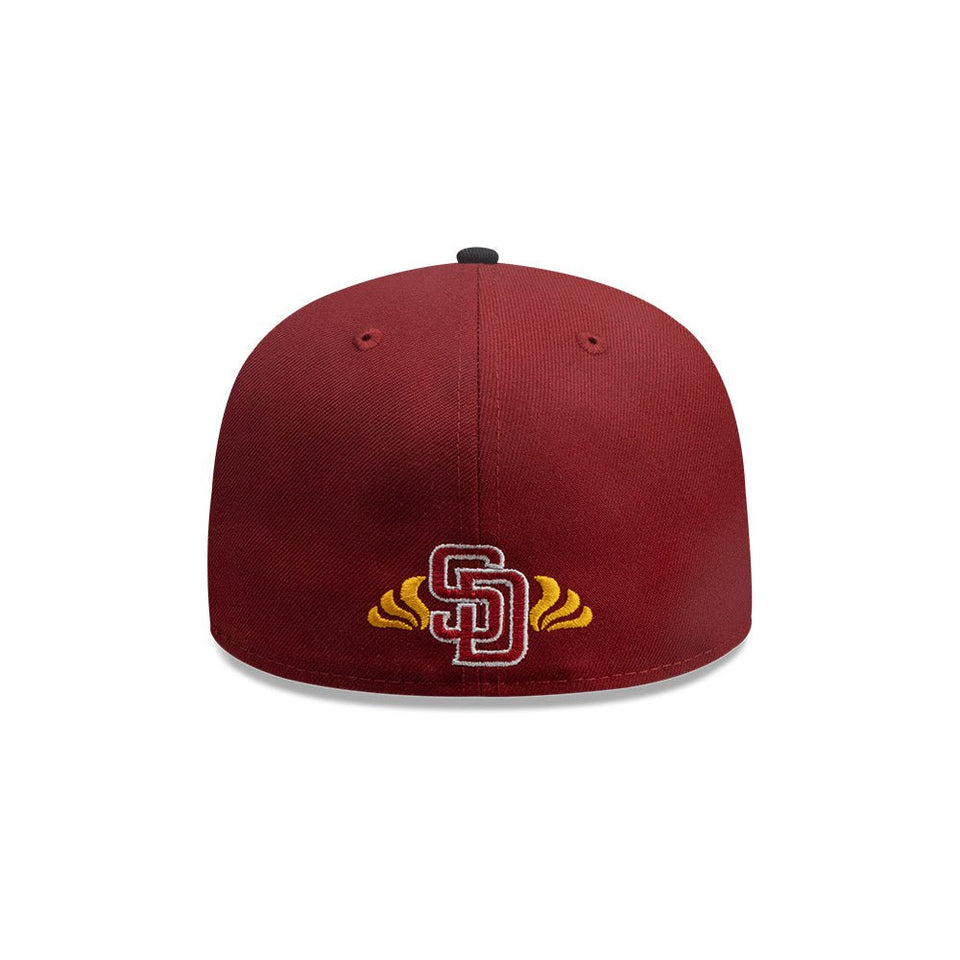 59FIFTY City Elements ペルー サンディエゴ・パドレス マルーン ブラックバイザー - 14751981 - 700 | NEW ERA ニューエラ公式オンラインストア
