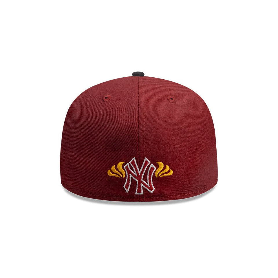59FIFTY City Elements ペルー ニューヨーク・ヤンキース マルーン ブラックバイザー - 14751982 - 700 | NEW ERA ニューエラ公式オンラインストア