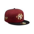 59FIFTY City Elements ペルー ニューヨーク・ヤンキース マルーン ブラックバイザー - 14751982 - 700 | NEW ERA ニューエラ公式オンラインストア