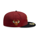 59FIFTY City Elements ペルー ニューヨーク・ヤンキース マルーン ブラックバイザー - 14751982 - 700 | NEW ERA ニューエラ公式オンラインストア