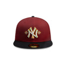59FIFTY City Elements ペルー ニューヨーク・ヤンキース マルーン ブラックバイザー - 14751982 - 700 | NEW ERA ニューエラ公式オンラインストア