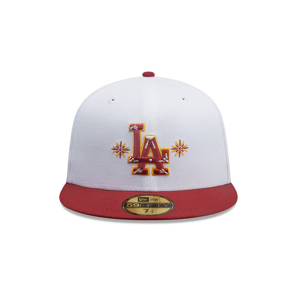 59FIFTY City Elements ペルー ロサンゼルス・ドジャース ホワイト マルーンバイザー - 14751983 - 700 | NEW ERA ニューエラ公式オンラインストア