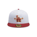 59FIFTY City Elements ペルー ロサンゼルス・ドジャース ホワイト マルーンバイザー - 14751983 - 700 | NEW ERA ニューエラ公式オンラインストア