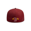 59FIFTY City Elements ペルー ボストン・レッドソックス マルーン ブラックバイザー - 14751984 - 700 | NEW ERA ニューエラ公式オンラインストア