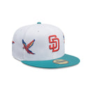59FIFTY City Elements ホンジュラス サンディエゴ・パドレス ホワイト グリーンバイザー - 14751989 - 700 | NEW ERA ニューエラ公式オンラインストア
