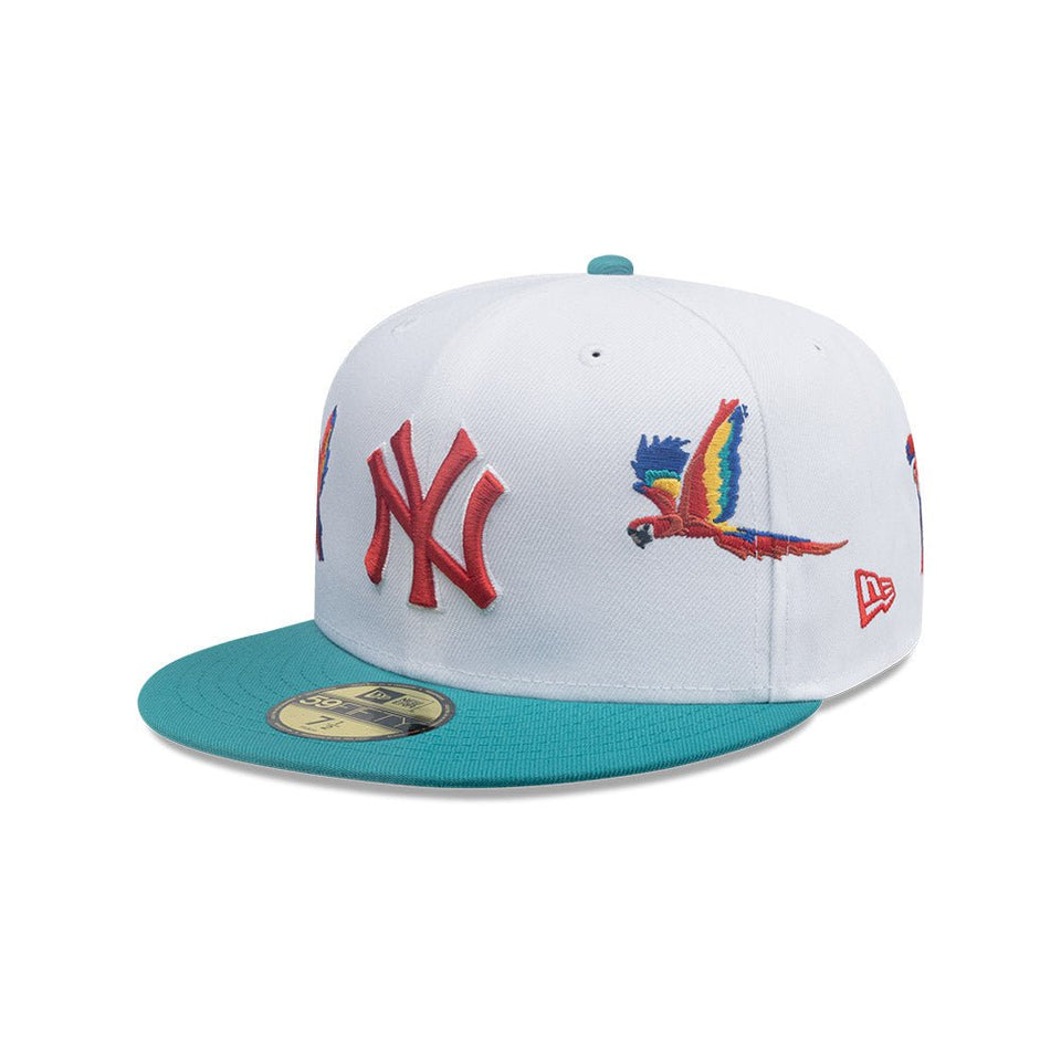59FIFTY City Elements ホンジュラス ニューヨーク・ヤンキース ホワイト グリーンバイザー - 14751990 - 700 | NEW ERA ニューエラ公式オンラインストア