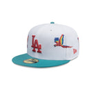 59FIFTY City Elements ホンジュラス ロサンゼルス・ドジャース ホワイト グリーンバイザー - 14751991 - 700 | NEW ERA ニューエラ公式オンラインストア