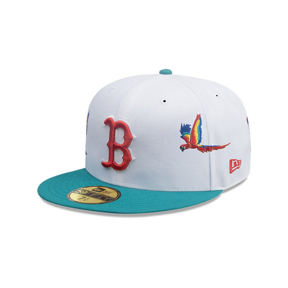 59FIFTY City Elements ホンジュラス ボストン・レッドソックス ホワイト グリーンバイザー - 14751992 - 700 | NEW ERA ニューエラ公式オンラインストア
