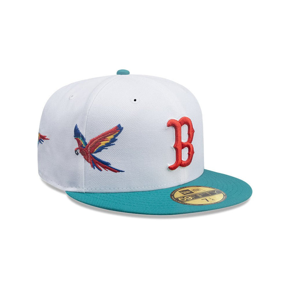 59FIFTY City Elements ホンジュラス ボストン・レッドソックス ホワイト グリーンバイザー - 14751992 - 700 | NEW ERA ニューエラ公式オンラインストア
