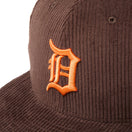 59FIFTY Corduroy コーデュロイ デトロイト・タイガース ダークブラウン - 14668156 - 700 | NEW ERA ニューエラ公式オンラインストア