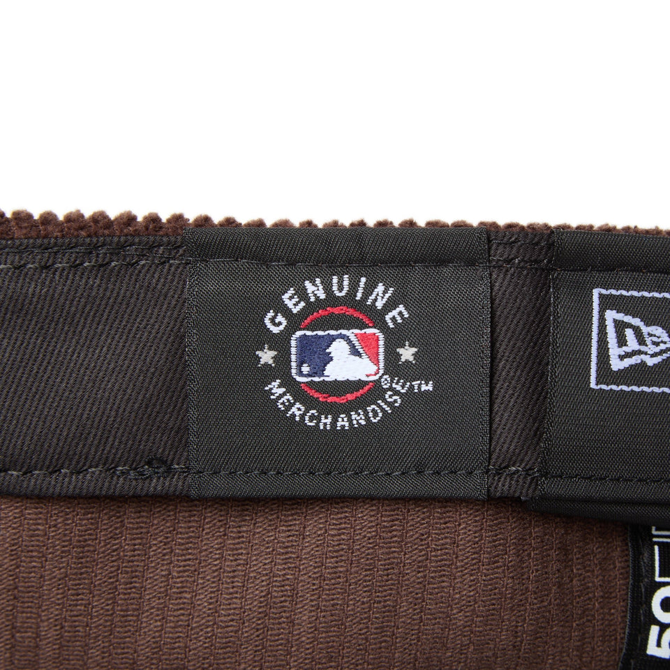 59FIFTY Corduroy コーデュロイ デトロイト・タイガース ダークブラウン - 14668156 - 700 | NEW ERA ニューエラ公式オンラインストア
