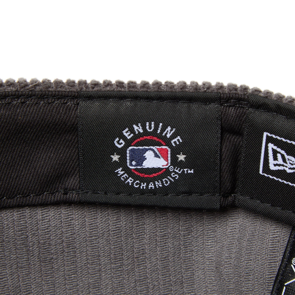 59FIFTY Corduroy コーデュロイ シカゴ・ホワイトソックス グレー ブラックバイザー - 14668157 - 700 | NEW ERA ニューエラ公式オンラインストア