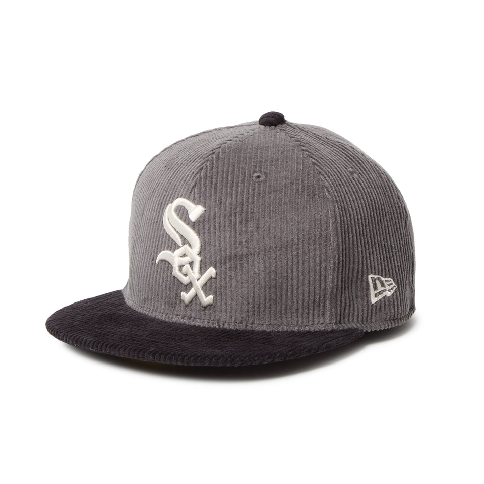 59FIFTY Corduroy コーデュロイ シカゴ・ホワイトソックス グレー ブラックバイザー - 14668157 - 700 | NEW ERA ニューエラ公式オンラインストア