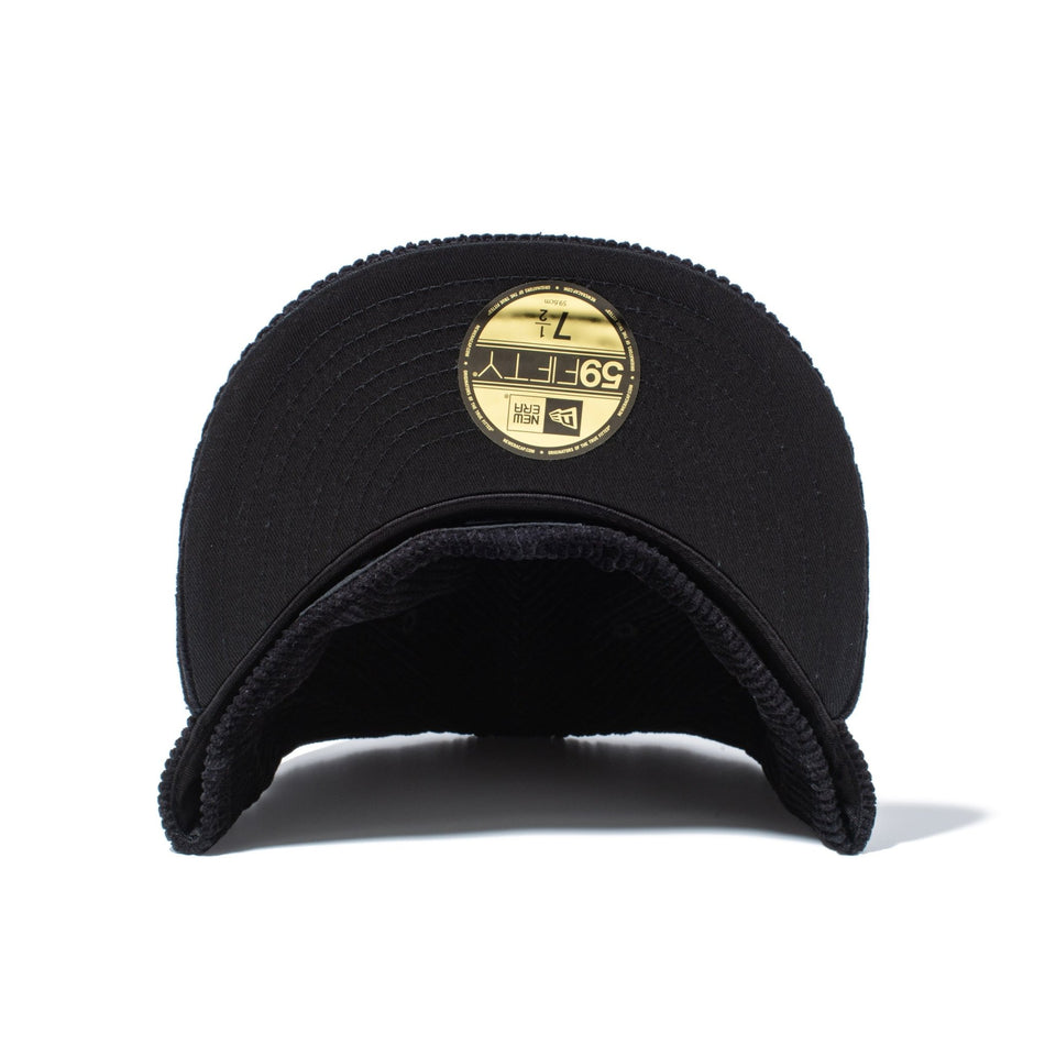 59FIFTY Corduroy コーデュロイ クラシックロゴ ブラック - 14866626 - 700 | NEW ERA ニューエラ公式オンラインストア