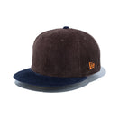 59FIFTY Corduroy 2 - Tone ネイビー/ダークブラウン - 14395948 - 700 | NEW ERA ニューエラ公式オンラインストア