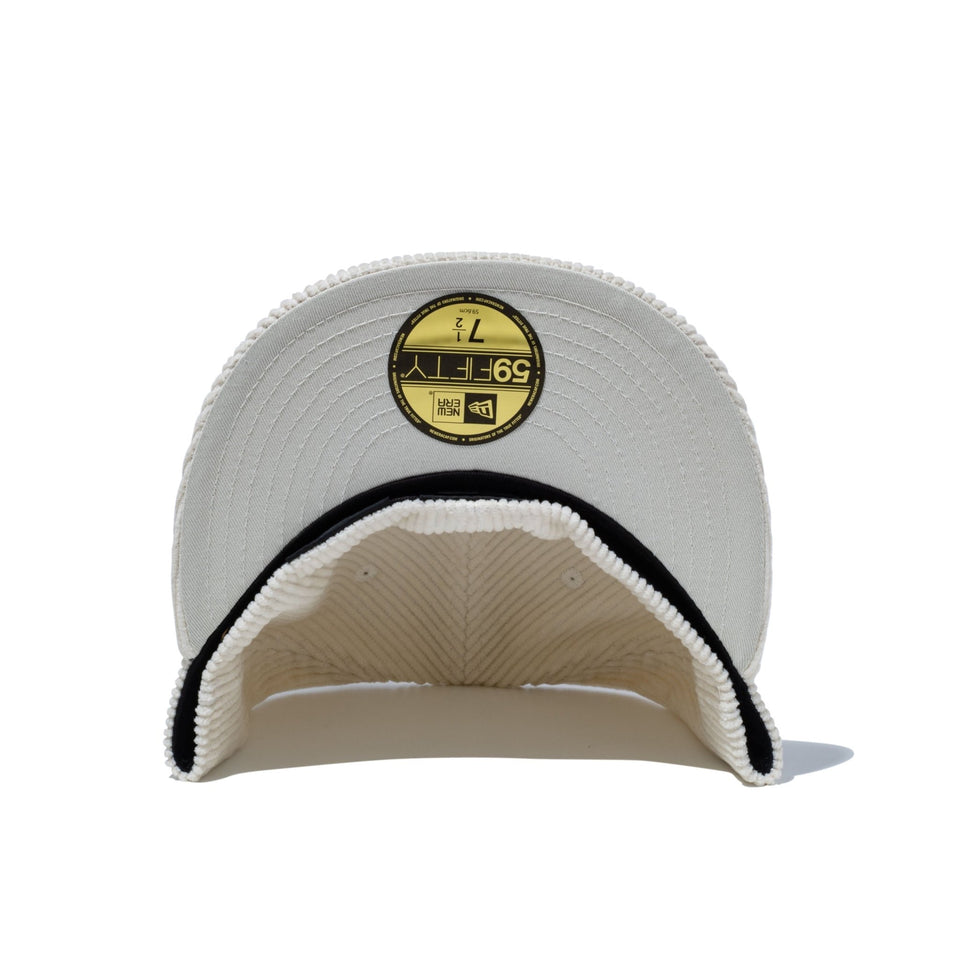 59FIFTY Corduroy クラシックNEロゴ アイボリー - 14395950 - 700 | NEW ERA ニューエラ公式オンラインストア