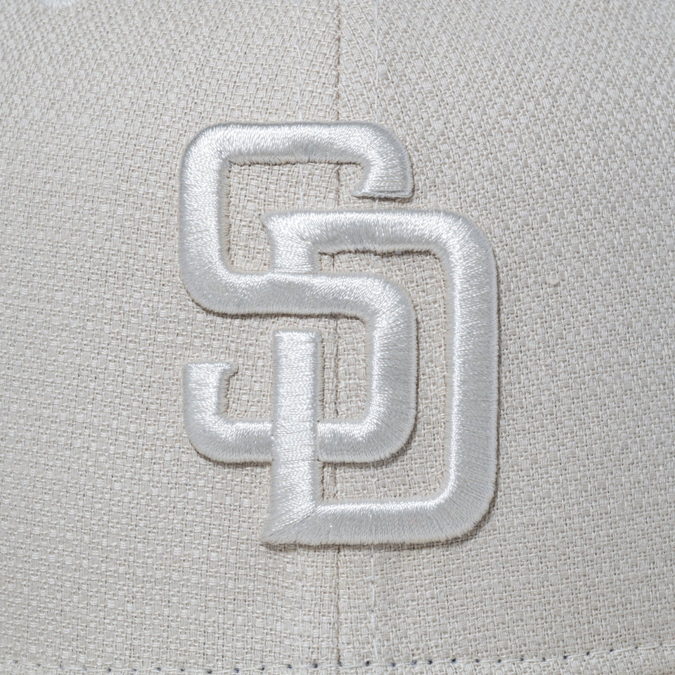 59FIFTY Cotton Flax サンディエゴ・パドレス ライトグレー - 14379039-700 | NEW ERA ニューエラ公式オンラインストア