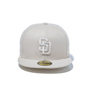 59FIFTY Cotton Flax サンディエゴ・パドレス ライトグレー - 14379039-700 | NEW ERA ニューエラ公式オンラインストア