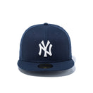 59FIFTY Cotton Flax ニューヨーク・ヤンキース ネイビー - 14379041-700 | NEW ERA ニューエラ公式オンラインストア