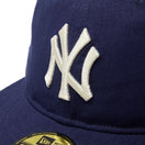 59FIFTY Cotton Flax ニューヨーク・ヤンキース ネイビー - 14388815 - 700 | NEW ERA ニューエラ公式オンラインストア