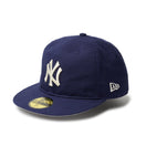 59FIFTY Cotton Flax ニューヨーク・ヤンキース ネイビー - 14388815 - 700 | NEW ERA ニューエラ公式オンラインストア