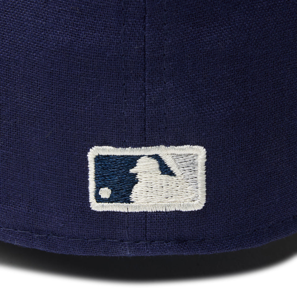 59FIFTY Cotton Flax ニューヨーク・ヤンキース ネイビー - 14388815 - 700 | NEW ERA ニューエラ公式オンラインストア