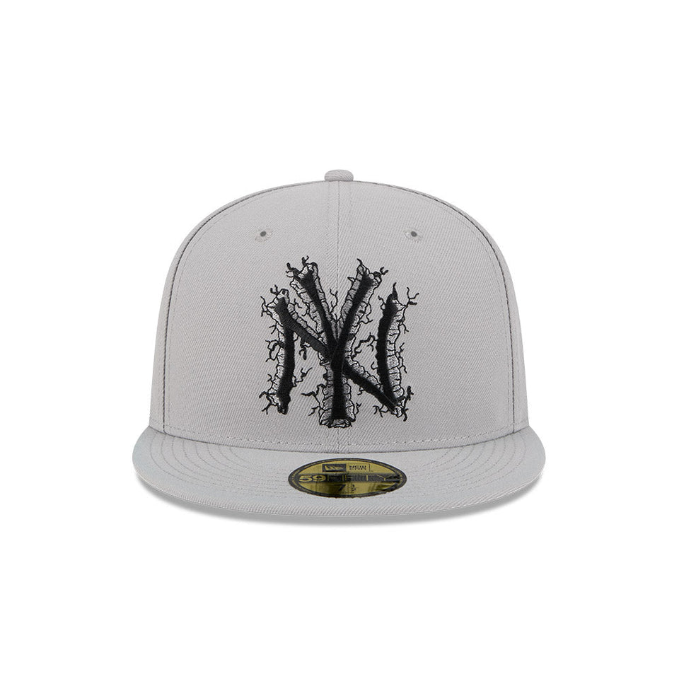 59FIFTY Cracked ニューヨーク・ヤンキース グレー | ニューエラ