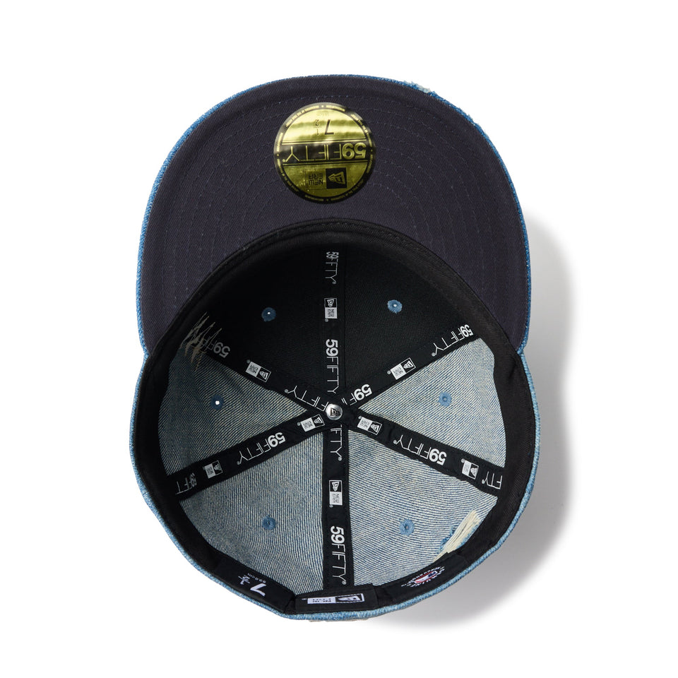 59FIFTY Damaged Denim ニューヨーク・ヤンキース ウォッシュドデニム - 14388855 - 700 | NEW ERA ニューエラ公式オンラインストア