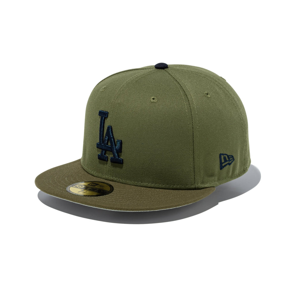 59FIFTY Deep Forest ロサンゼルス・ドジャース オリーブ モスバイザー - 14746782 - 700 | NEW ERA ニューエラ公式オンラインストア
