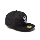 59FIFTY Denim Monogram シカゴ・ホワイトソックス ブラックデニム ブラックバイザー - 14307717 - 700 | NEW ERA ニューエラ公式オンラインストア