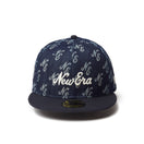 59FIFTY Denim Monogram New Era インディゴデニム - 14307714 - 700 | NEW ERA ニューエラ公式オンラインストア