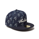 59FIFTY Denim Monogram New Era インディゴデニム - 14307714 - 700 | NEW ERA ニューエラ公式オンラインストア