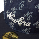 59FIFTY Denim Monogram New Era インディゴデニム - 14307714 - 700 | NEW ERA ニューエラ公式オンラインストア