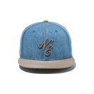 59FIFTY Denim Suede MLB Denim 2 - Tone クラシックロゴ ウォッシュドデニム / カーキスエード - 14395946 - 700 | NEW ERA ニューエラ公式オンラインストア