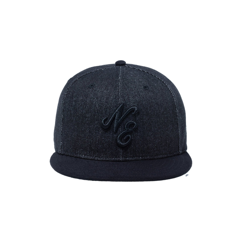 59FIFTY Denim Suede MLB Denim 2-Tone クラシックロゴ ブラック