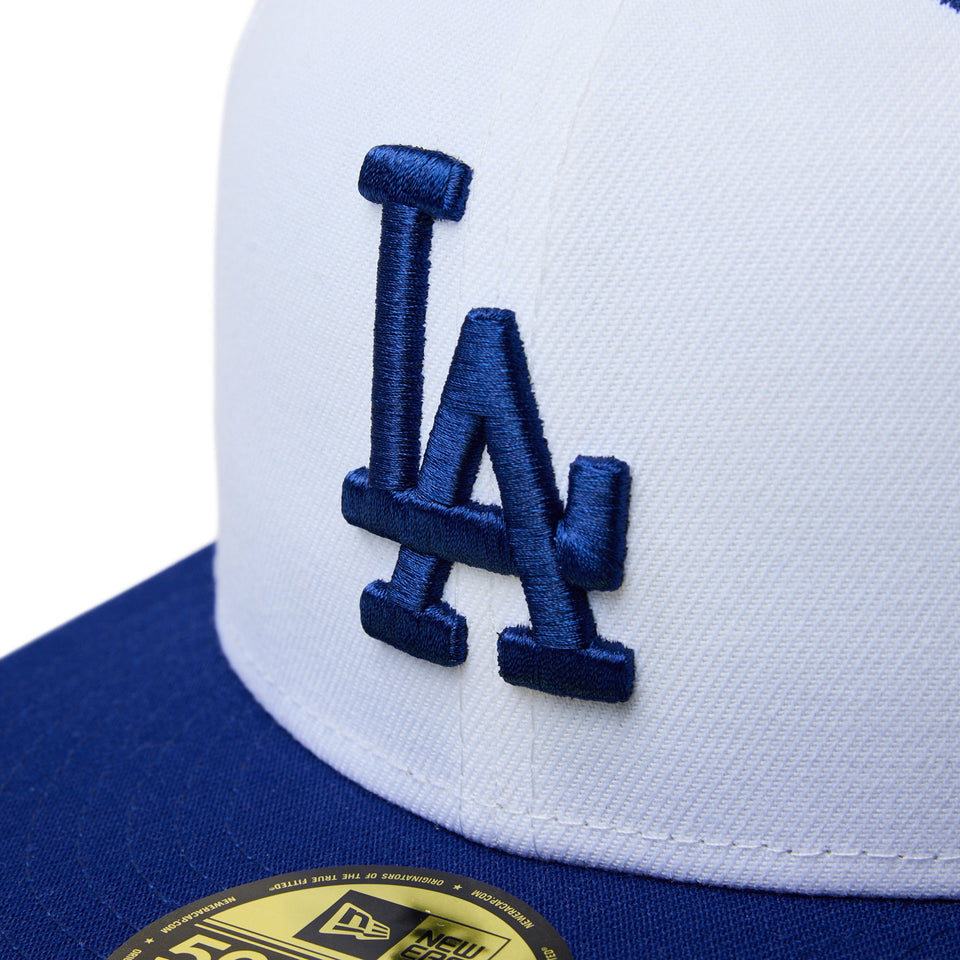 59FIFTY Dodgers Pack ロサンゼルス・ドジャース ホワイト ダークロイヤルバイザー - 14388863 - 700 | NEW ERA ニューエラ公式オンラインストア