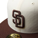 59FIFTY Dog Ear ドッグイヤー サンディエゴ・パドレス クローム ブラウンバイザー - 14307707 - 700 | NEW ERA ニューエラ公式オンラインストア