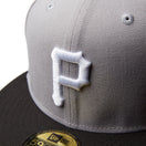 59FIFTY Dog Ear ドッグイヤー ピッツバーグ・パイレーツ グレー ブラックバイザー - 14307708 - 700 | NEW ERA ニューエラ公式オンラインストア