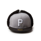 59FIFTY Dog Ear ドッグイヤー ピッツバーグ・パイレーツ グレー ブラックバイザー - 14307708 - 700 | NEW ERA ニューエラ公式オンラインストア