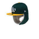 59FIFTY Dog Ear ドッグイヤー チームカラー オークランド･アスレチック ダークグリーン ゴールド - 14866620-700 | NEW ERA ニューエラ公式オンラインストア