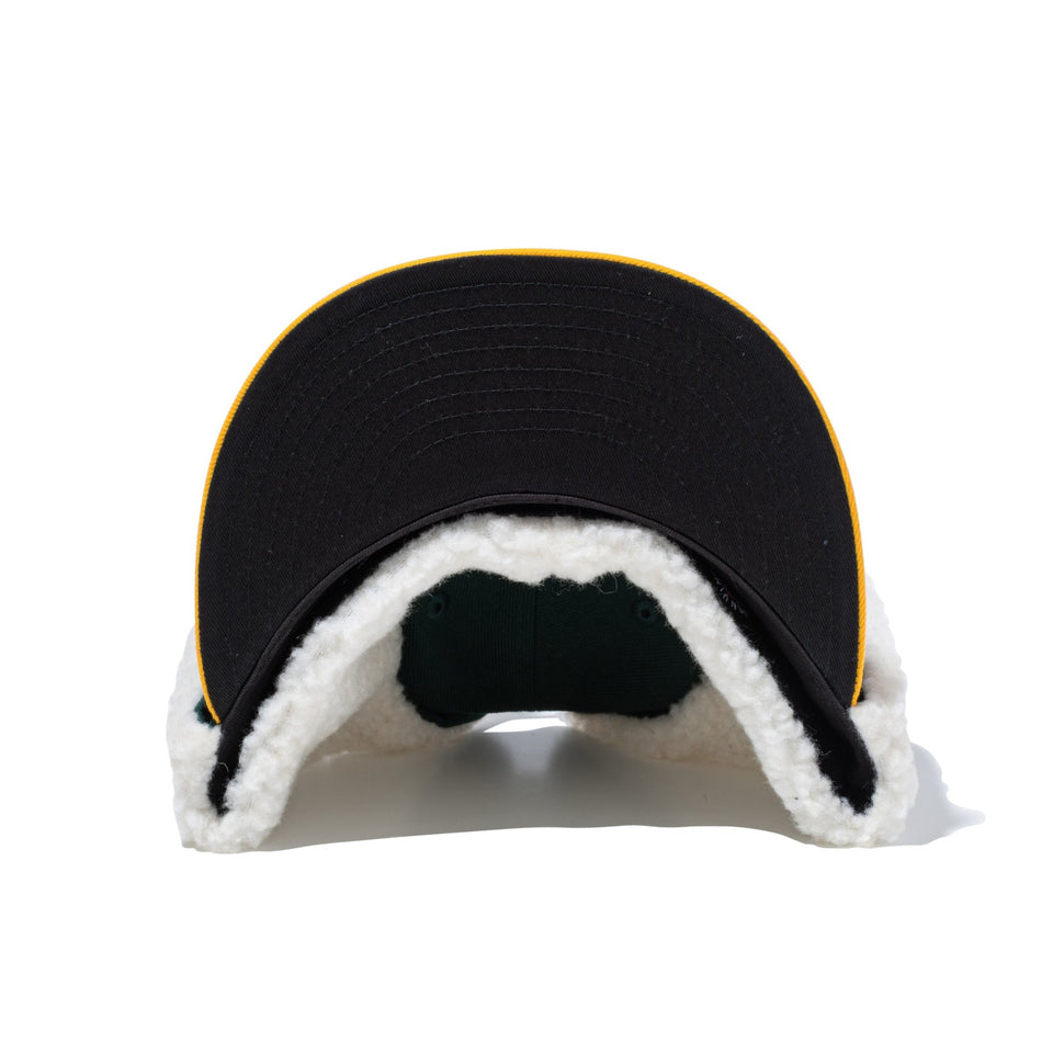 59FIFTY Dog Ear ドッグイヤー チームカラー オークランド･アスレチック ダークグリーン ゴールド - 14866620-700 | NEW ERA ニューエラ公式オンラインストア