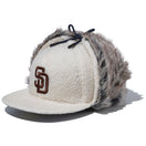 59FIFTY Dog Ear ドッグイヤー ボア サンディエゴ･パドレス アイボリー - 14886707-700 | NEW ERA ニューエラ公式オンラインストア