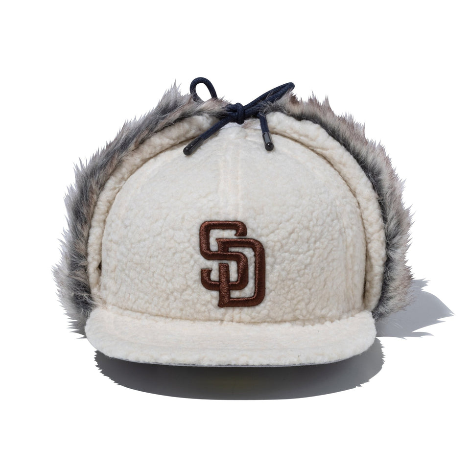 59FIFTY Dog Ear ドッグイヤー ボア サンディエゴ･パドレス アイボリー - 14886707-700 | NEW ERA ニューエラ公式オンラインストア
