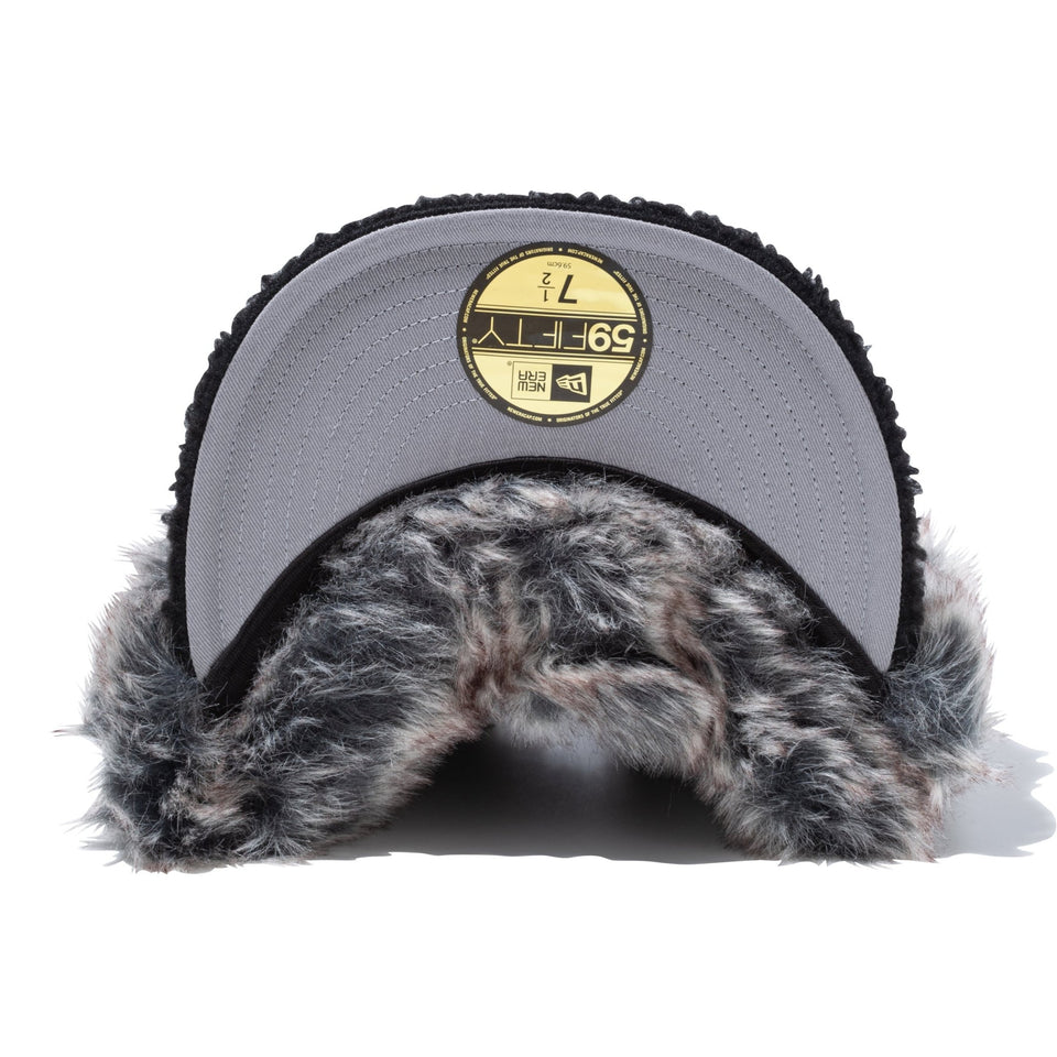 59FIFTY Dog Ear ドッグイヤー ボア ブラック - 14886710-700 | NEW ERA ニューエラ公式オンラインストア