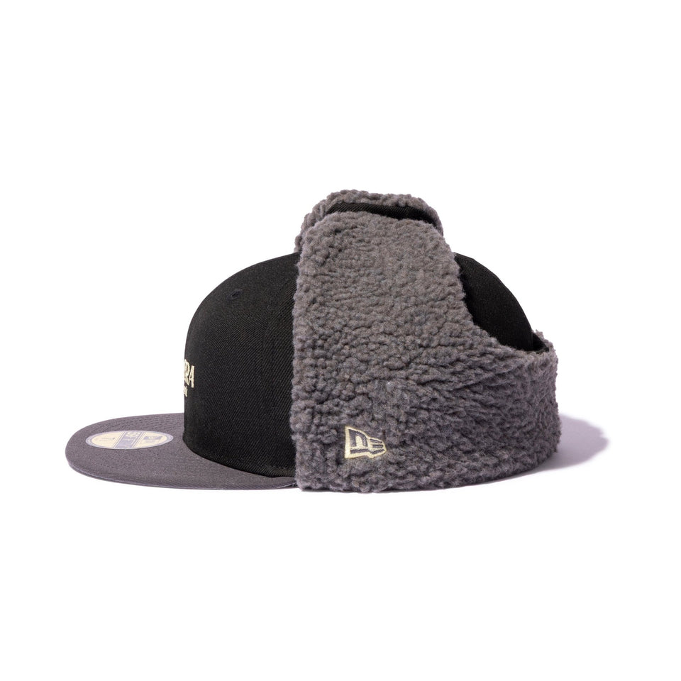 59FIFTY Dog Ear ドッグイヤー ソフトバックラム BLACK LABEL FW25 ブラック ダークグラファイトバイザー - 14747342-700 | NEW ERA ニューエラ公式オンラインストア