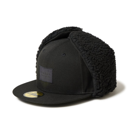 59FIFTY Dog Ear ドッグイヤー Black Woven Patch ブラック