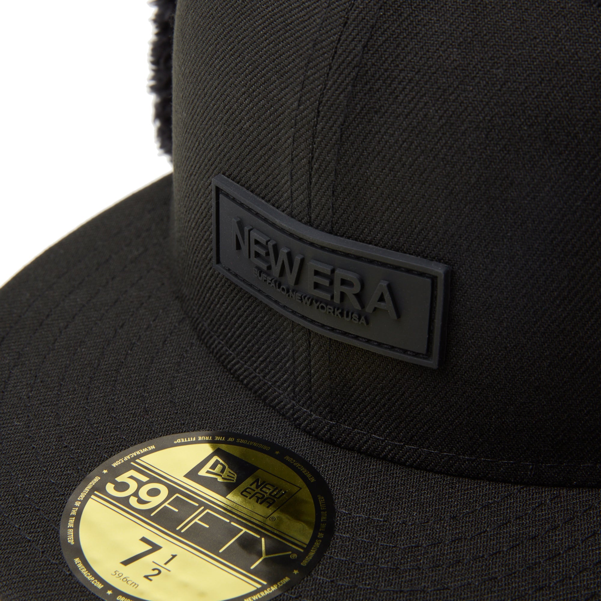 59FIFTY Dog Ear ドッグイヤー Rubber Patch ブラック 10