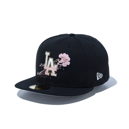 59FIFTY Dotted Floral ロサンゼルス・ドジャース ブラック